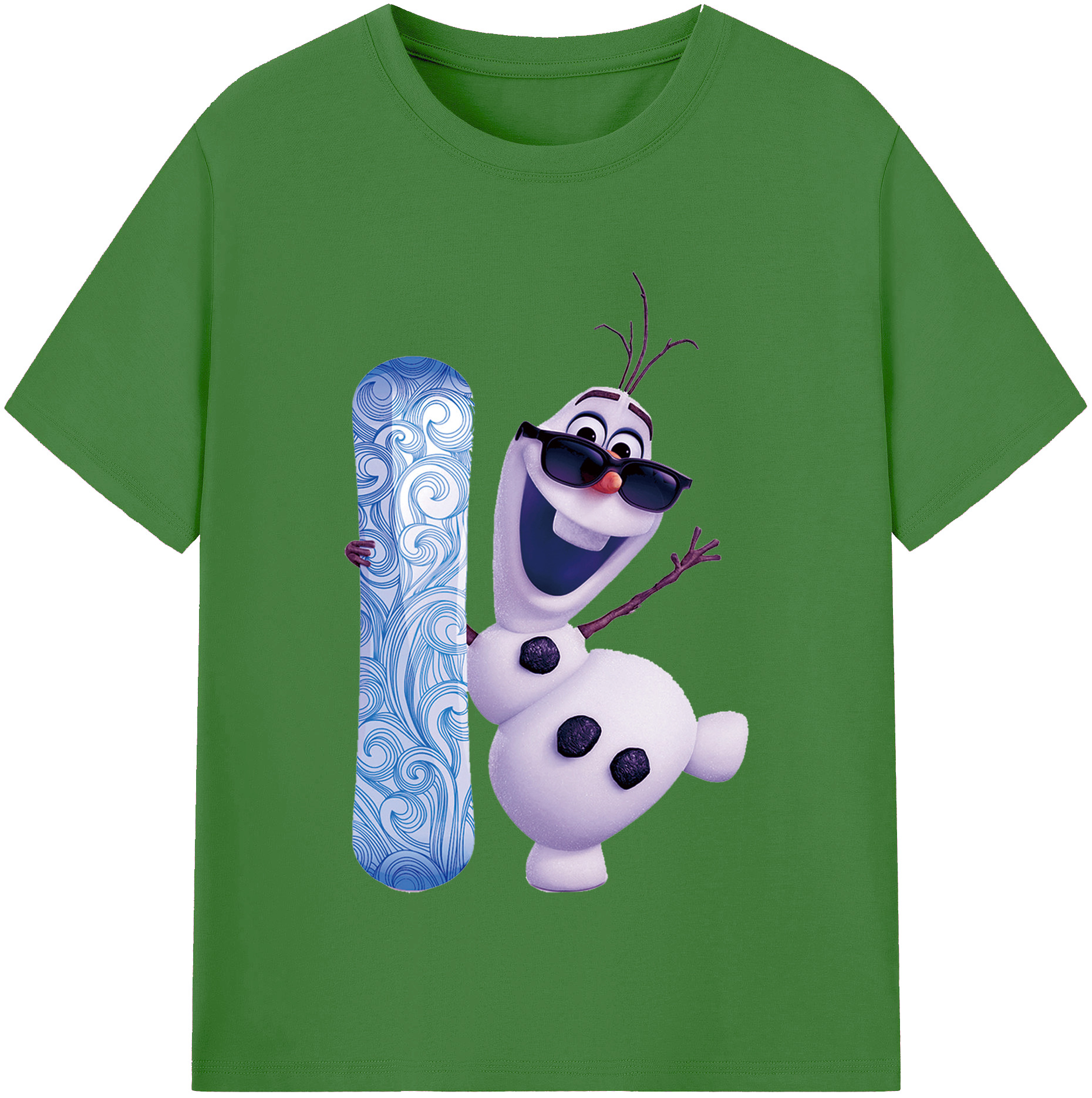 （画像用） アナと雪の女王 アンナ エルサ Frozen Anna Elsa レディースカジュアルプリントTシャツ（綿100％）